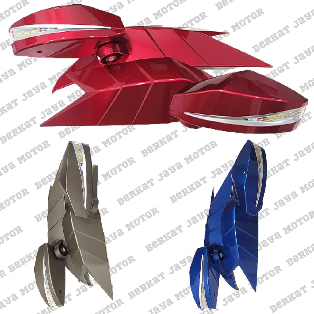 [SIAP KIRIM] SPION LIPAT MOTOR YAMAHA NMAX N MAX TANPA BOR MODEL LANCIP BAHAN ABS PLASTIK