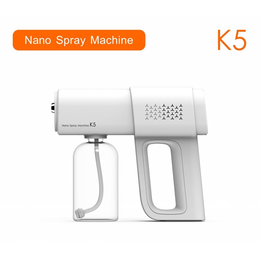 Nano Spray Gun Premium Desinfectant UV Light Wireless K5 Anti Virus