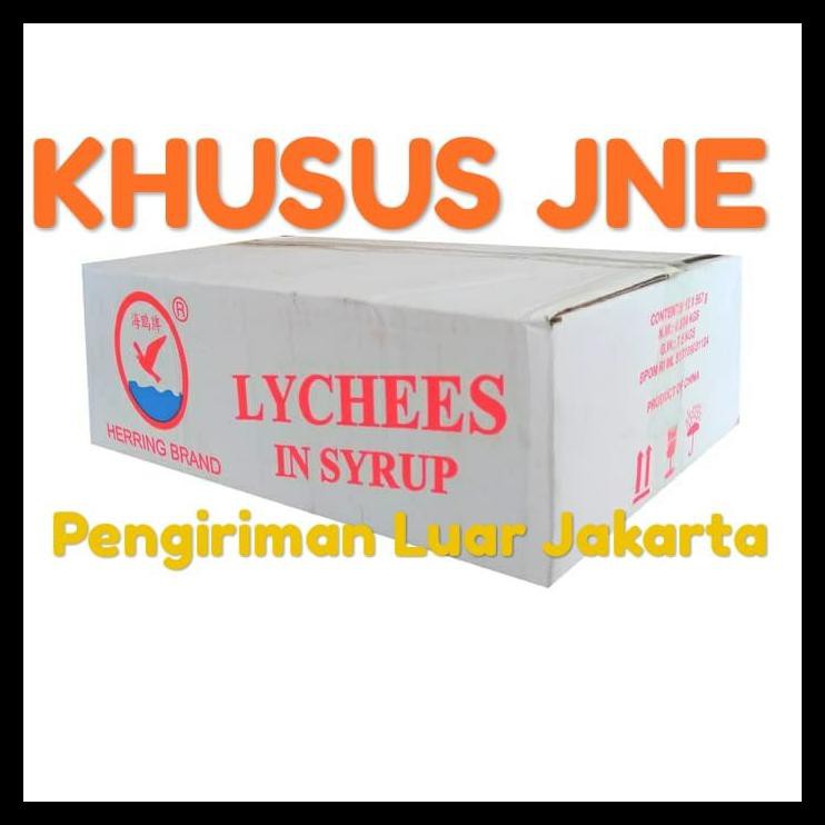 

Diskon Leci Kaleng / Lychee Kaleng / Lychees Merk Herring Brand 1 Lusin Makanan Instan Kaleng
