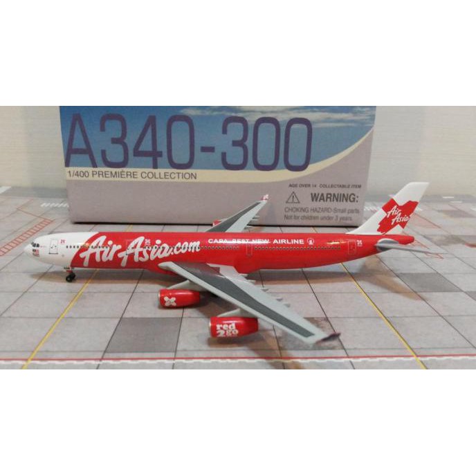 ***COD** Diecast Pesawat Airasia Malaysia A340-300 Dragon Wings 1:400