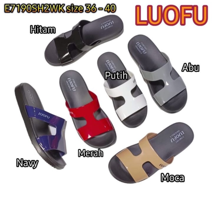 Sandal Wanita Kekinian Terbaru Dan Termurah Luofu E7190SH2WK