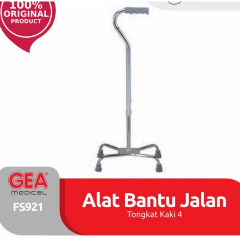 GEA Tongkat 4 Kaki Alat Bantu Jalan GEA FS921