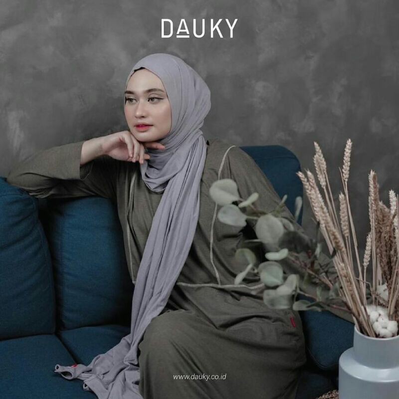 Dauky Pashmina hijab pasmina instan selendang Kaos Pashmina Jemma Dauky