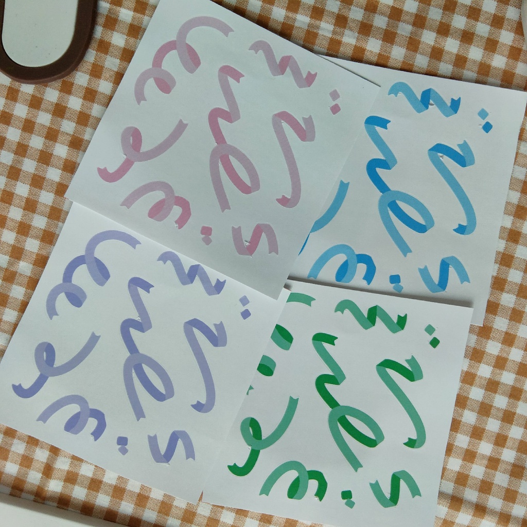 

sticker aesthetic CONFETTI 1 by gioshi.store