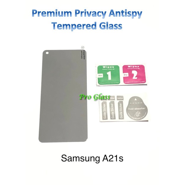 Samsung A21s Privacy Anti Spy / Antispy Premium Tempered Glass