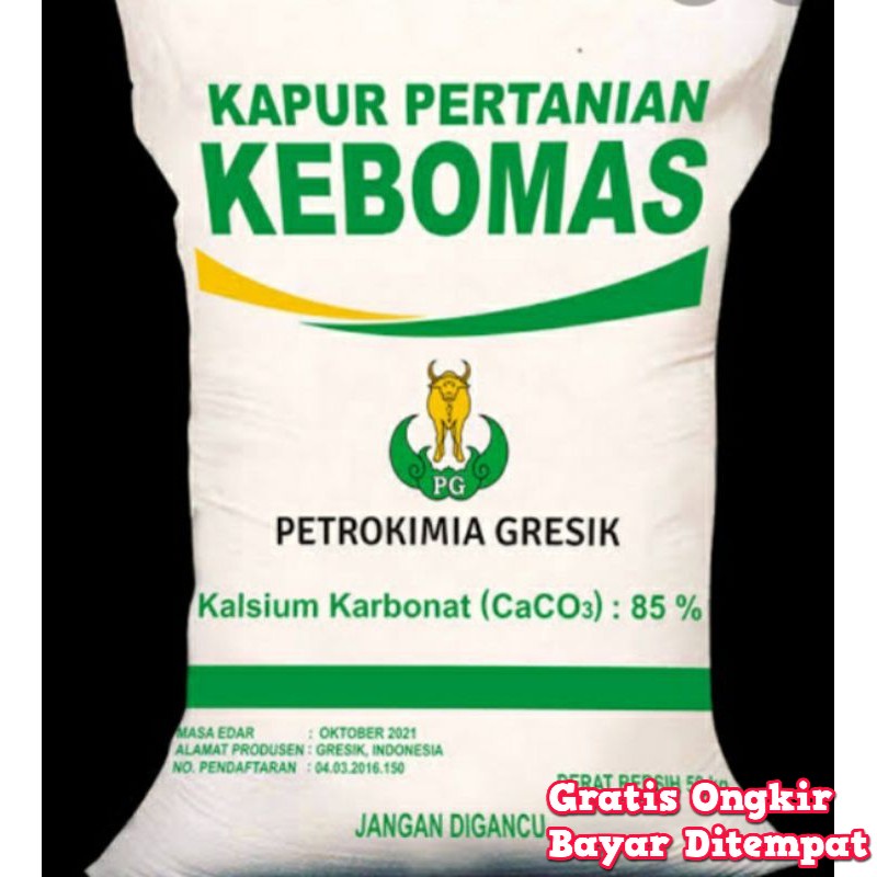 Dolomit Dolomite Kapur Pertanian Kebomas Repack 1kg