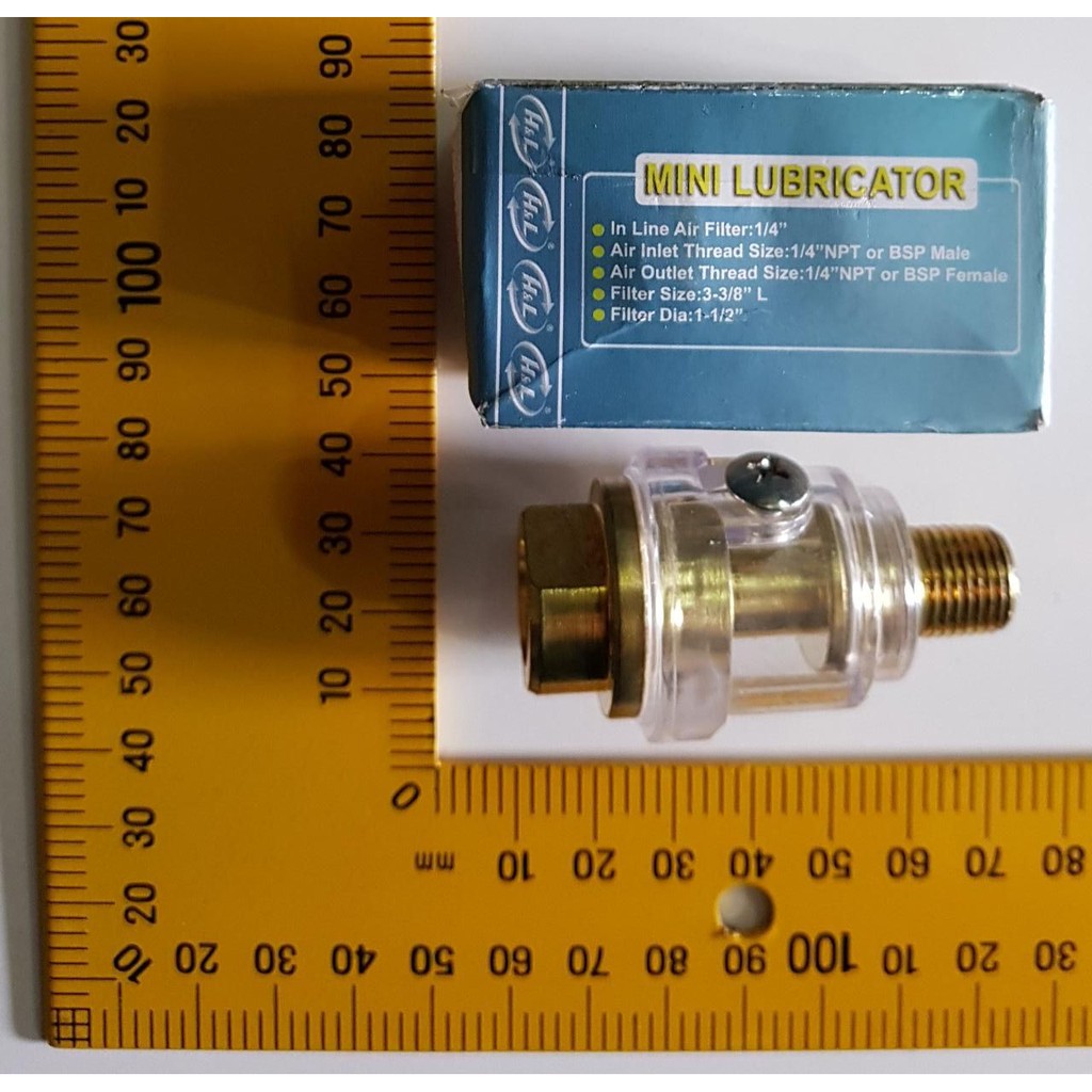HnL Air Filter Oil Lubricator Kompresor Mini 1/4 inch