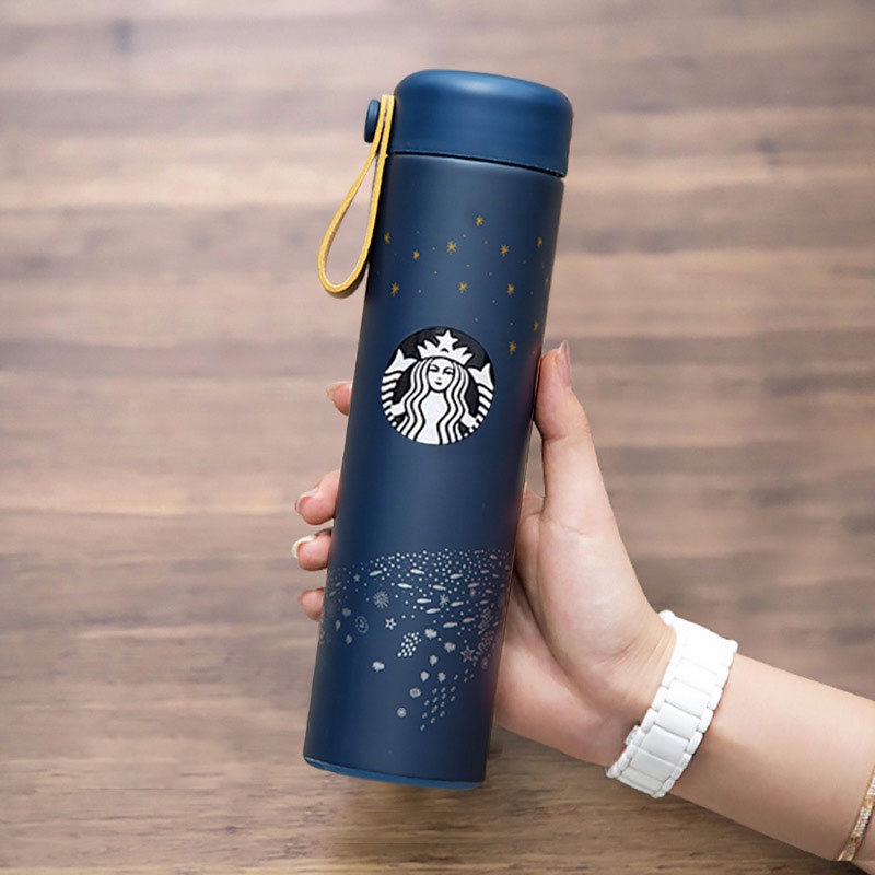 Starbucks Botol minum / Tumbler Starry Night Stainless Steel 500 Ml Siren