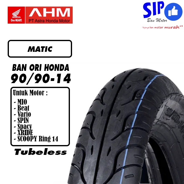 Ban tubles matic AHM Honda Federal FT235 90 90 14 FT 235 orisinil beat vario