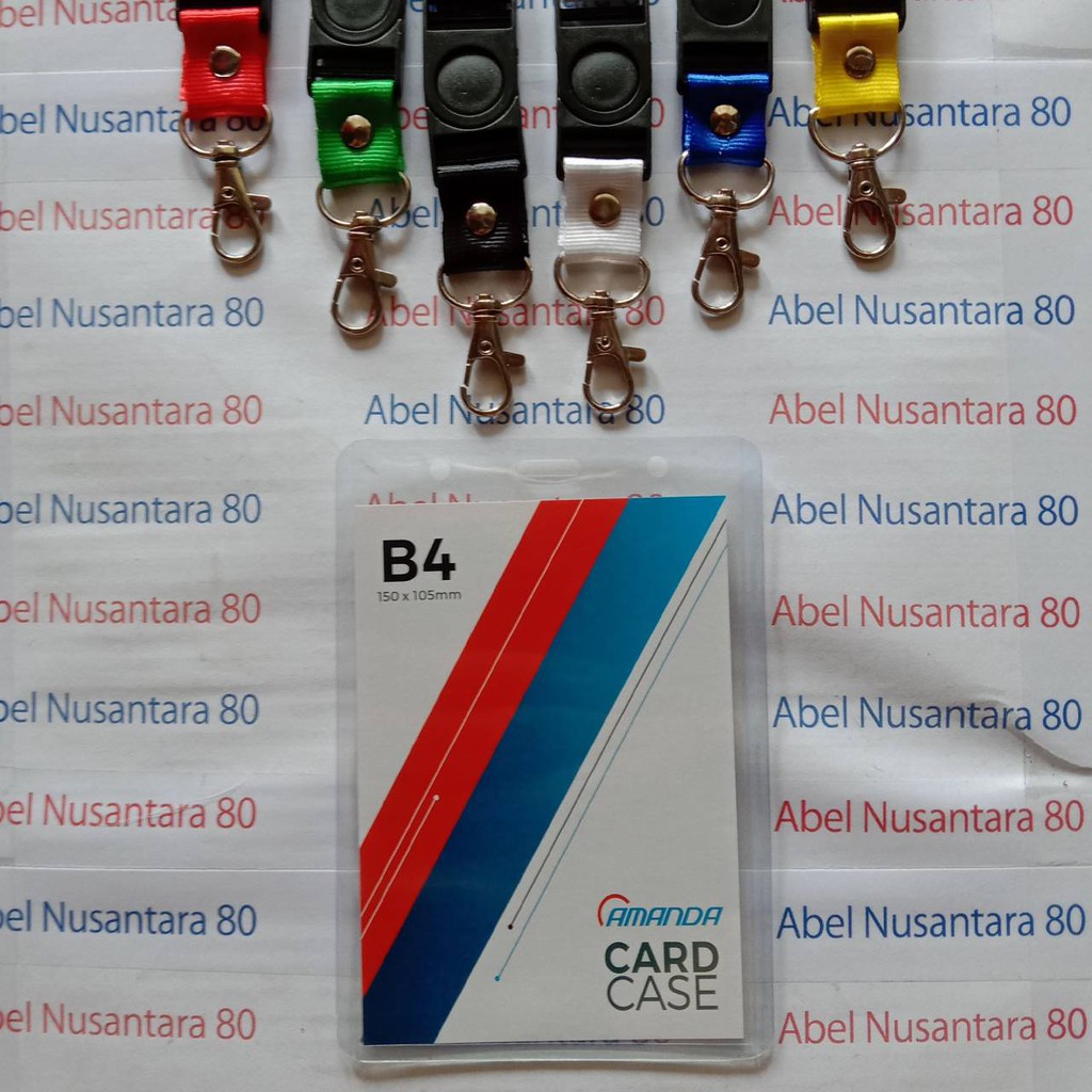 

Paket Card Case B4 dengan Tali Kait 2cm Stofer