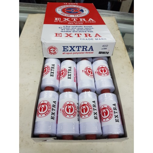 1 PC Benang jahit extra putih
