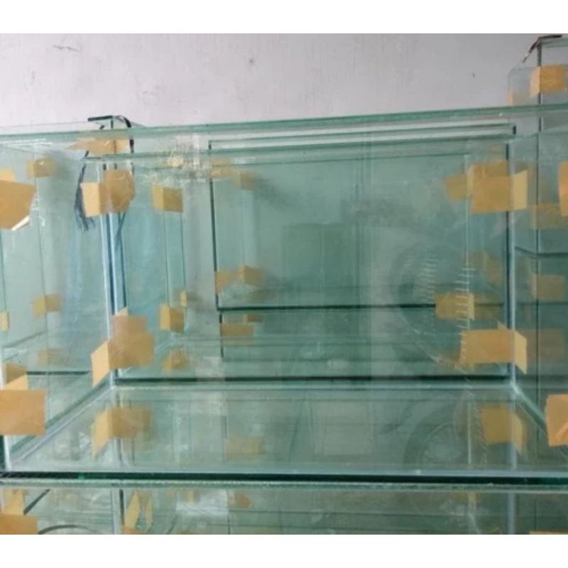 Aquarium kaca 60 x 30 x 35