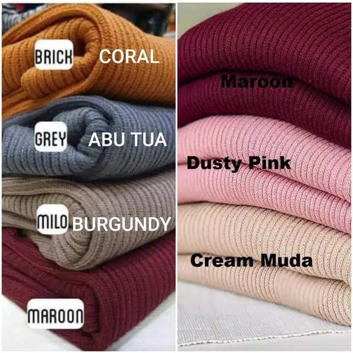 ONE SET Wanita Rajutan Dewasa POCKET