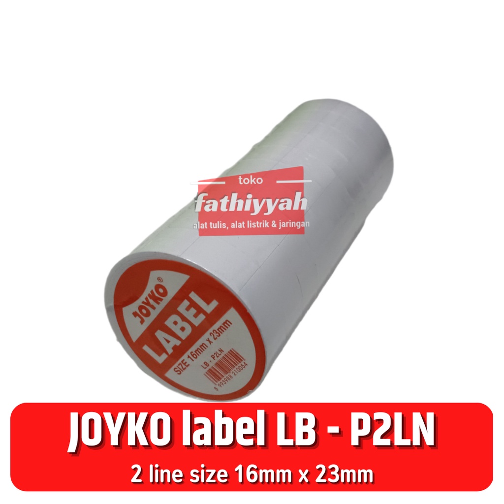 

KERTAS LABEL HARGA JOYKO 2 BARIS UNTUK MESIN LABEL MX6600A/N