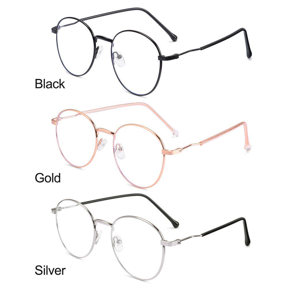 ❈ROWAN❈ Unisex Anti-UV Blue Rays Glasses Metal Optical Glasses Computer Goggles Vision Care Classic Eyeglasses Eyewear Myopia Glasses/Multicolor