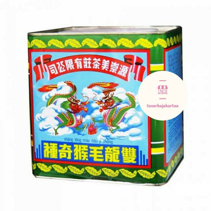 

Teh Hijau Kaleng Cap Naga/Teh Liong/Teh Chinese/Teh Dua Naga Shang Long Mao Hou Ji Zhong 600 gr
