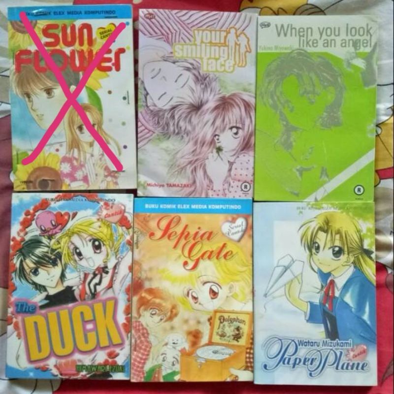 Komik Your Smiling Face, When You Looked Like An Angel, Duck, Sephia Gate, Paper Plane