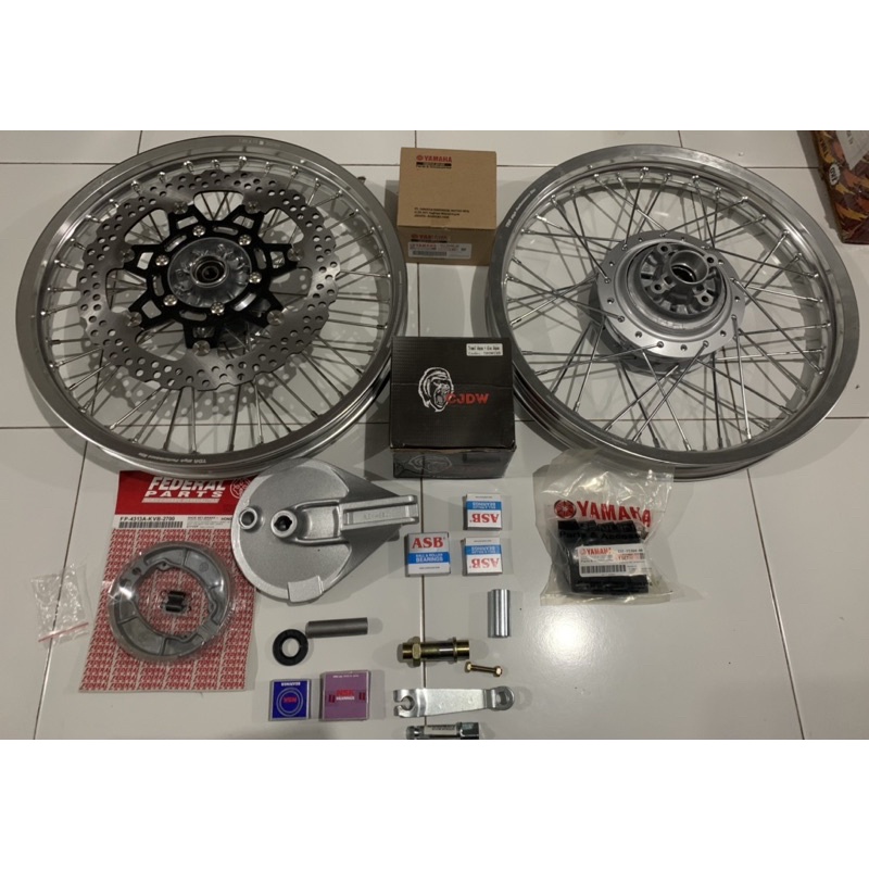 Velg TDR set TROMOL DTRACKER dan KING full set PNP GL MP CB