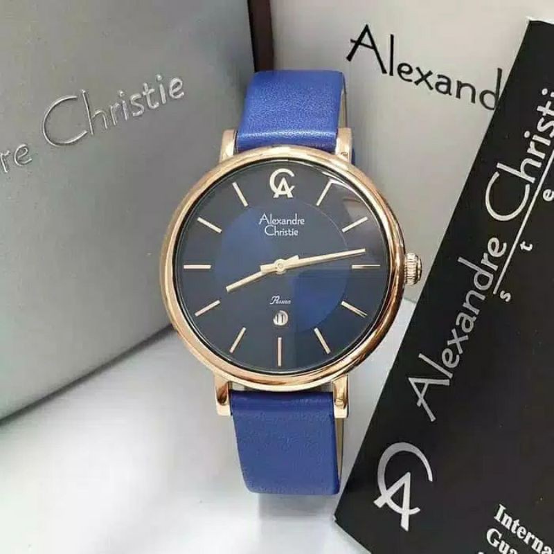 Jam tangan wanita Alexandre Christie AC 2750 AC2750 logo AC