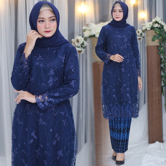 TUNIK TILE MUTIARA / KEBAYA TUNIK / TILE MURAH / TILE SELEBGRAM / TILE MURAH BANGET
