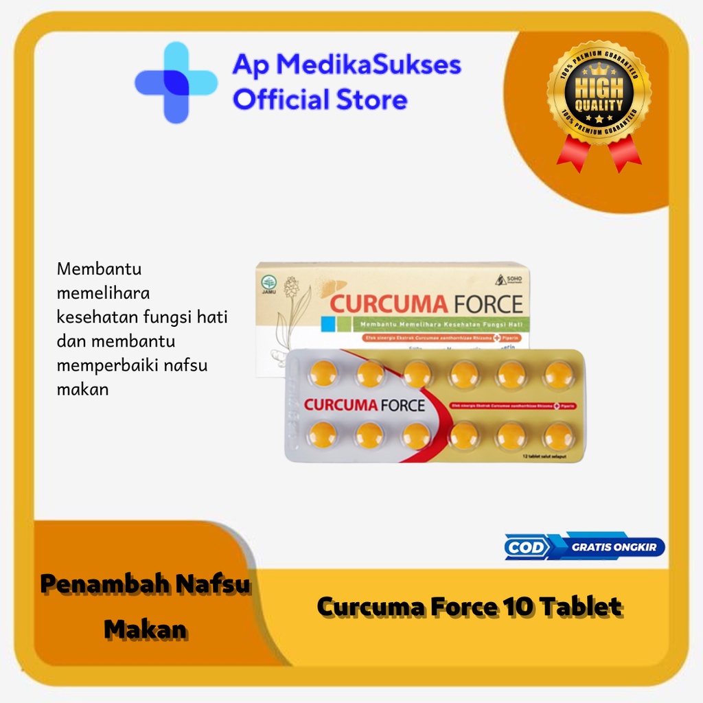 Curcuma Force Tablet Vitamin Nafsu Makan