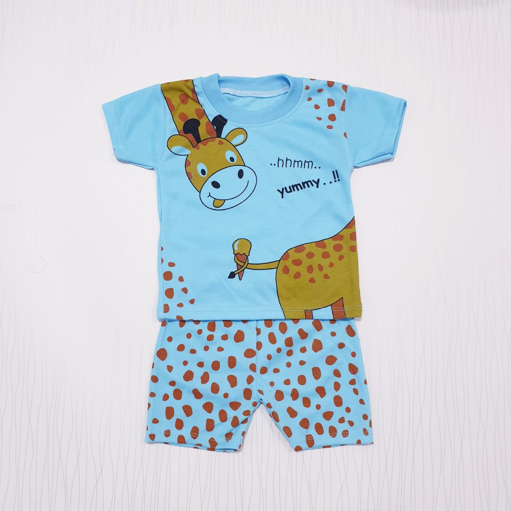 baju baby gracia / setelan pakaian anak laki-laki usia &lt; 1 tahun / baju bayi cowo baby boy