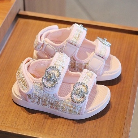 Sandal anak perempuan super import | sandal strap ch*nel