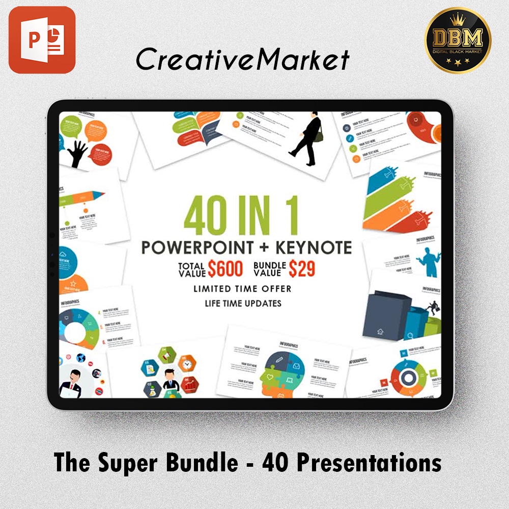 The Super Bundle - 40 Presentations - Power Point Template