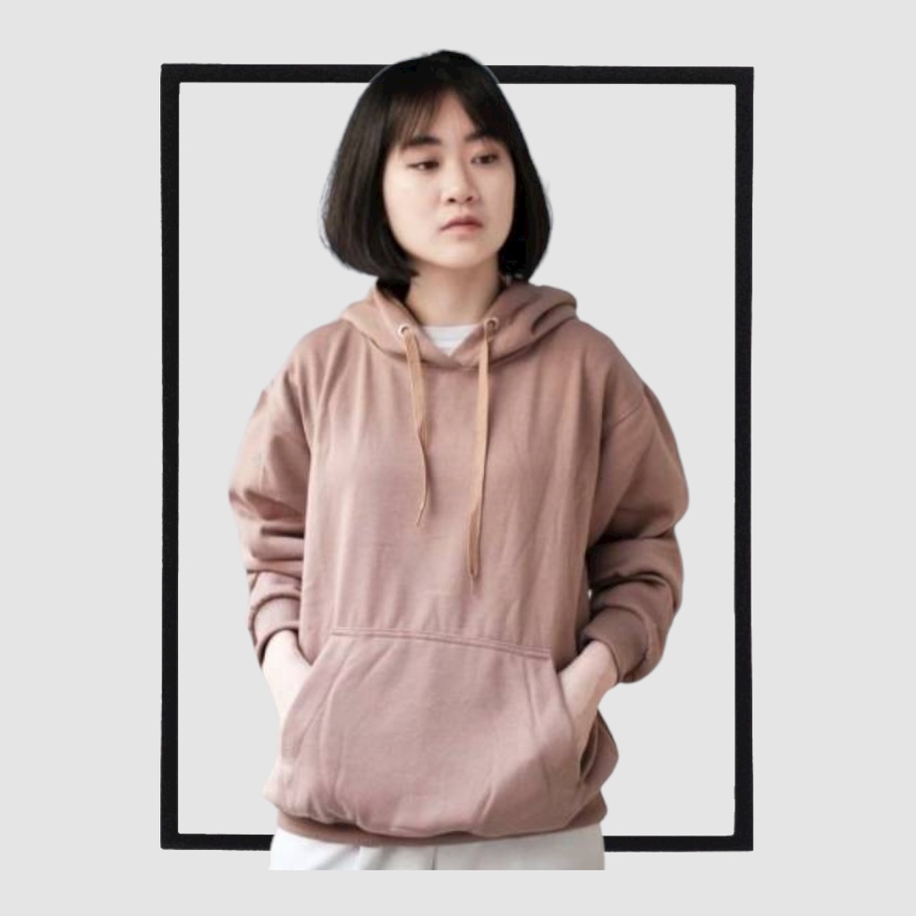 SWEATER_ID Hoodie Jumper Mocca Polos Pria Wanita Unisex Fleece Tebal Premium