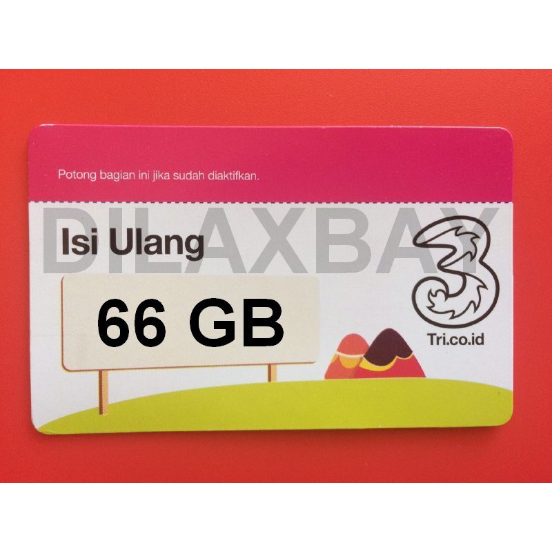 Inject Three 66gb Isi Ulang Top Up Paket Data Kuota Internet Tri Lte 66 Gb Shopee Indonesia