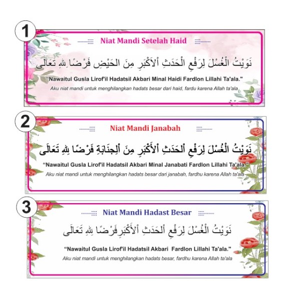 Doa Niat Mandi Wajib Homecare24