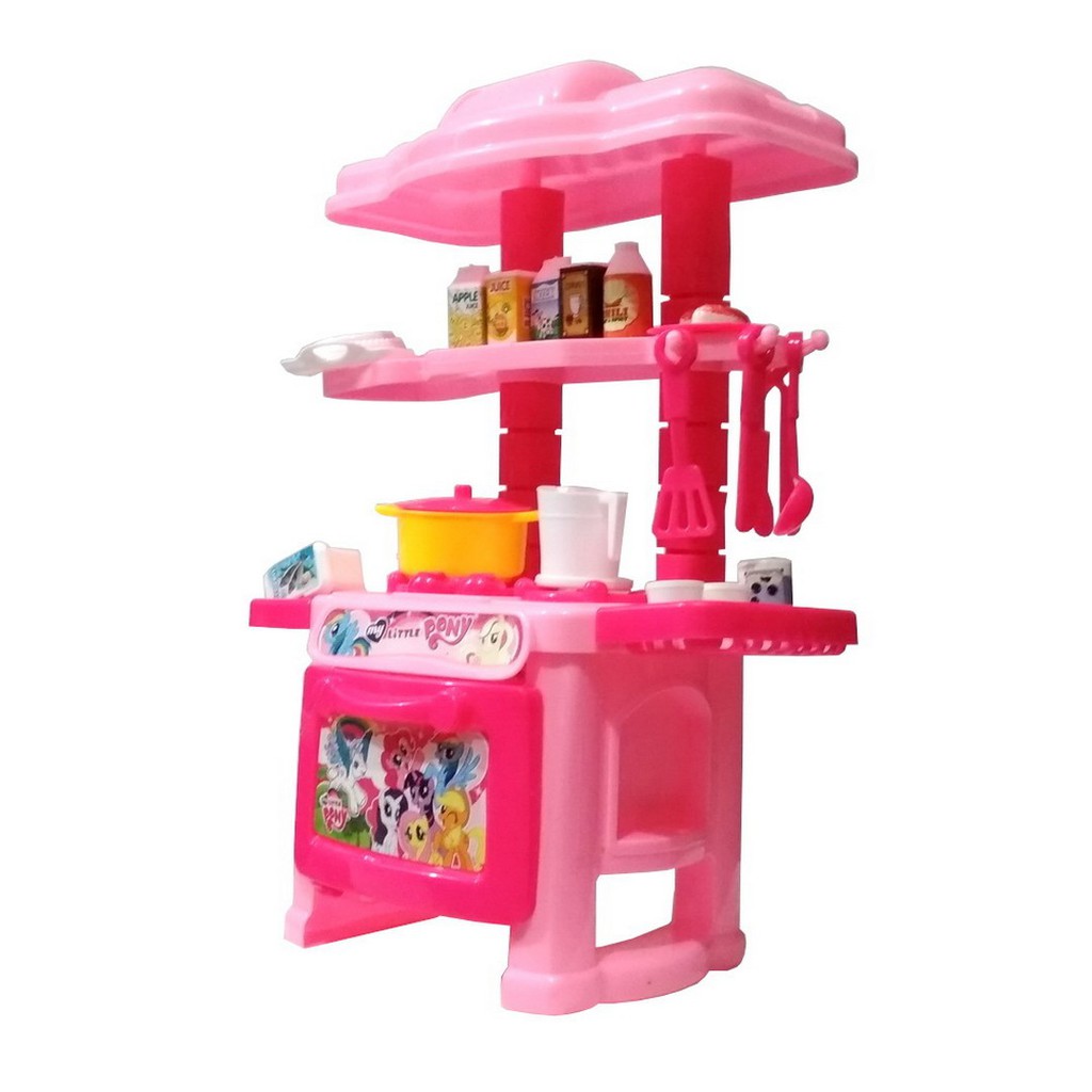 Mini Kitchen Set Karakter Mainan  Anak  Perempuan  Masak 