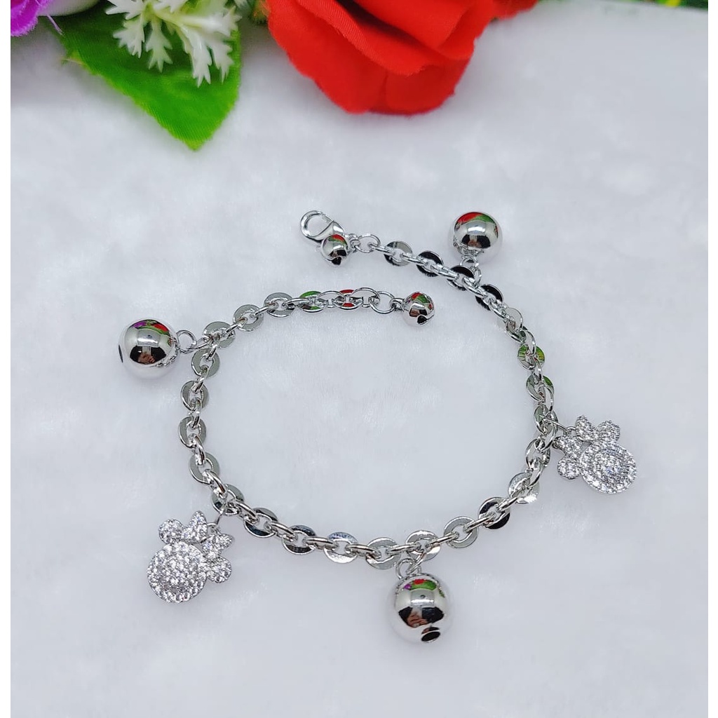 Xuping gelang  mata full lapis emas 662