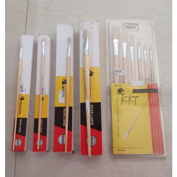 

KUAS LUKIS SET 6 PCS MASSAKI / 6 PCS PAINT ART BRUSH SET