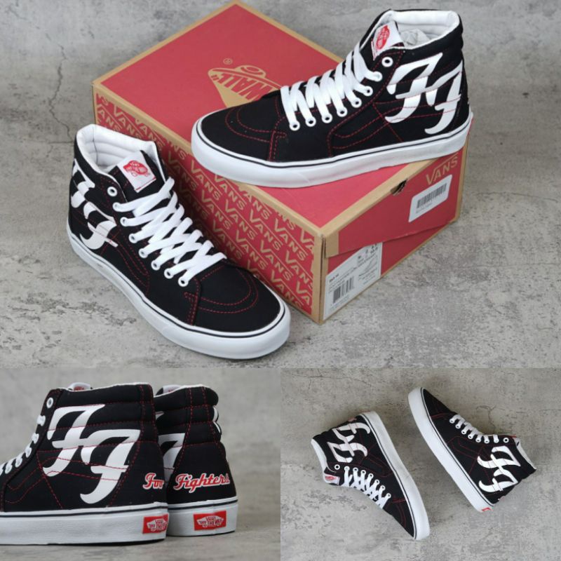 vans sk8 hi foo fighters