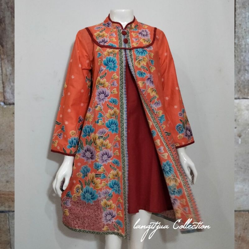 CIBULAN DRESS BATIK PIAS GLENCA STYLE KRAH SHANGHAI