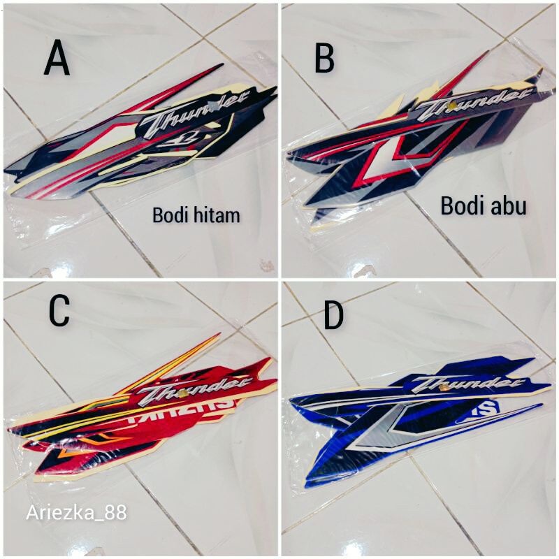 Striping Thunder 2009 THUNDER 125 | stiker motor thunder 125 berkualitas murah