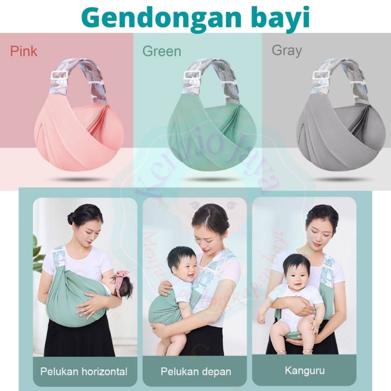 Gendongan bayi kaos goes