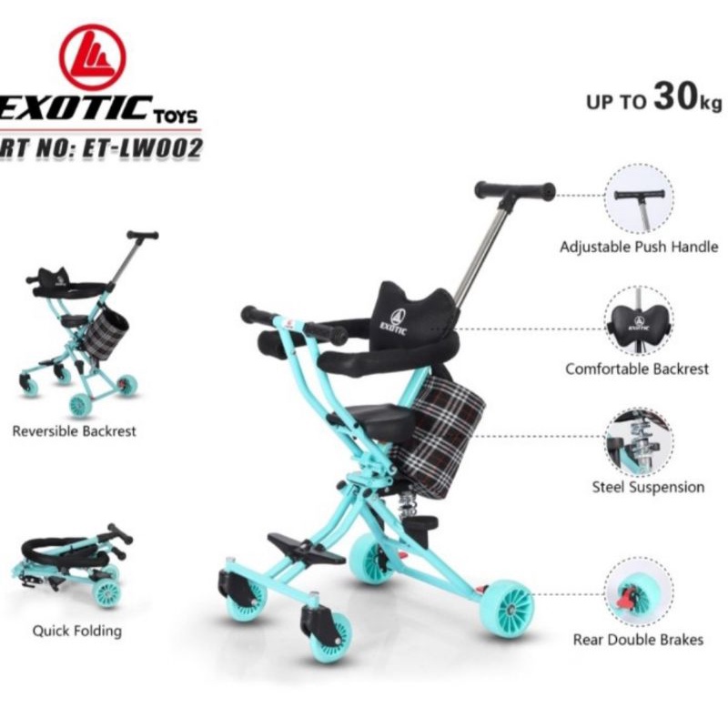 Magic Stroller Anak Exotic LW 002 dorongan baby