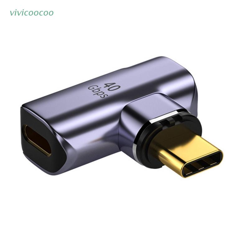 Vivi Kabel Adapter Konverter USB Tipe C 100W Ke Tipe-C Magnetik Untuk Laptop