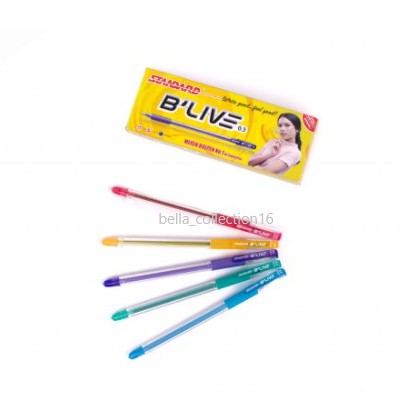 

Pulpen Standard B'Live Gel 0.3mm Tinta Hitam - PerPcs /Gel pen/pen gel/balpoint gel