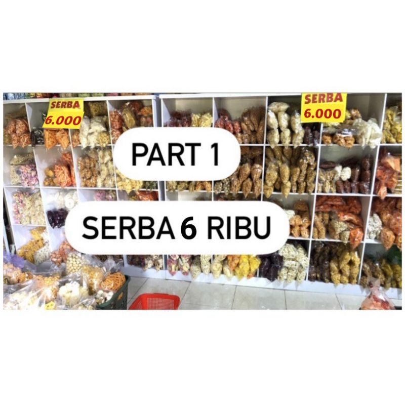 

Aneka snac dan jajanan serba 6 rb