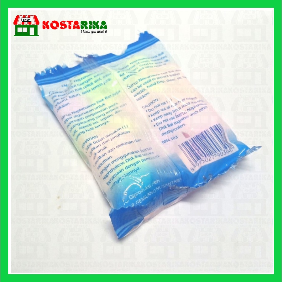 Kamper Bola Warna Wangi - Kamper Barus Sachet 35gr