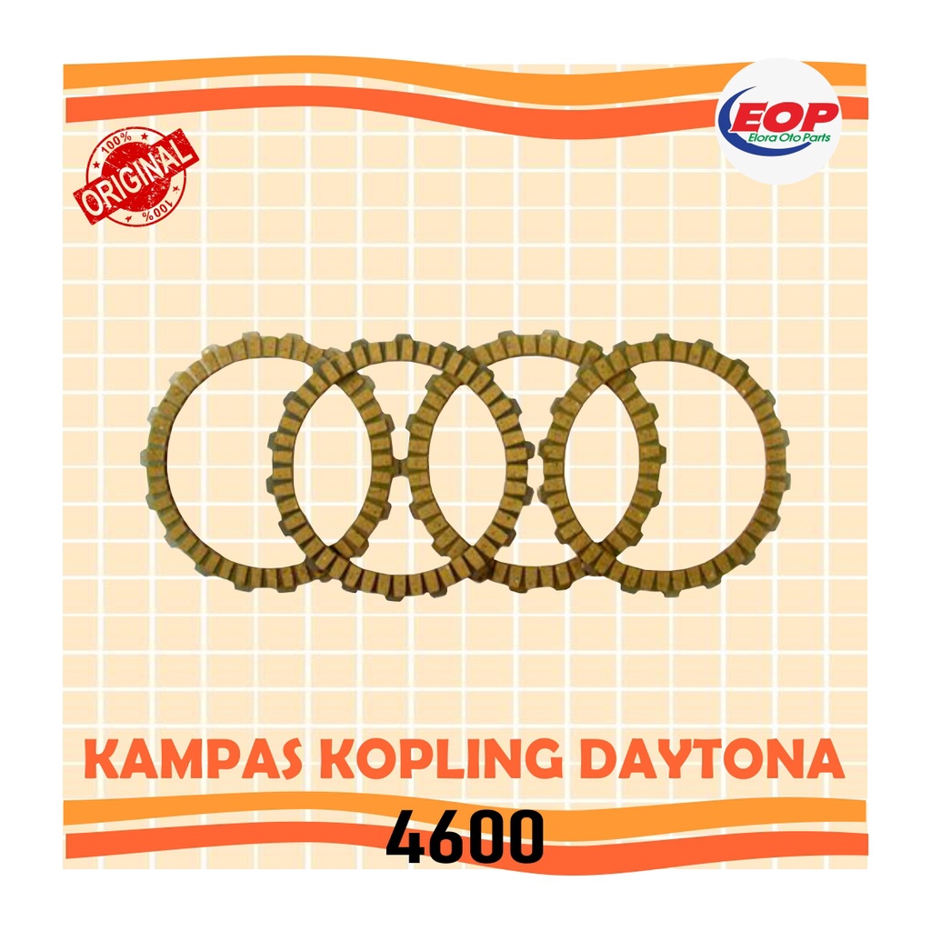 KAMPAS KOPLING PLAT RACING REVO SUPRA X FIT LEGENDA GRAND DAYTONA 4600