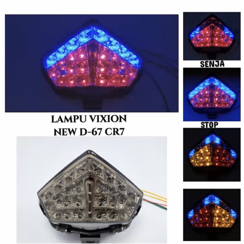 Lampu stop yamaha VIXION NEW STOP LAMP VIXION NEW NVL DAN VIXION ADVANCE NVA PLUS SEN NYATU