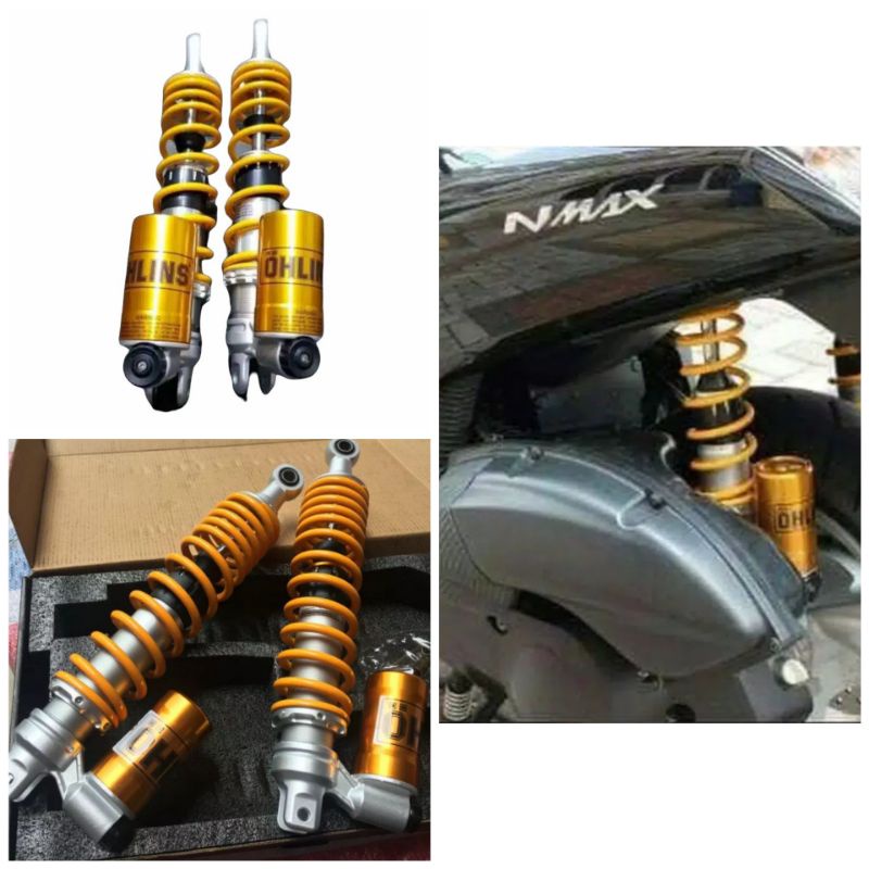 Shock Tabung Belakang Model Tabung Bawah Shockbreaker Nmax Old,Pcx,Adv,Ukuran 340