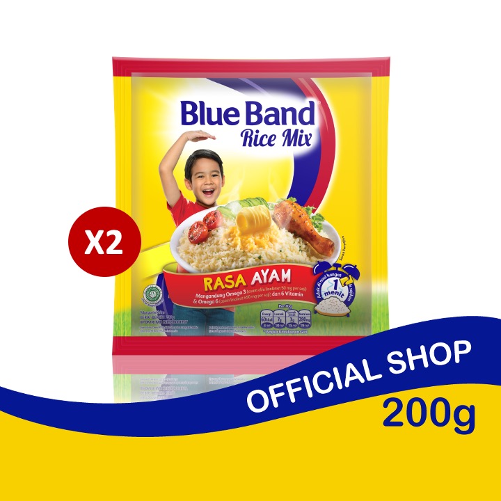 

Blue Band Rice Mix Chicken 200 gr - 2 pcs