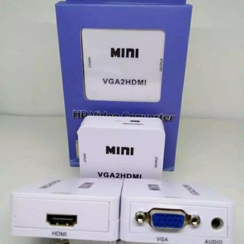 VGA To HDMI Converter With Audio Berkualitas