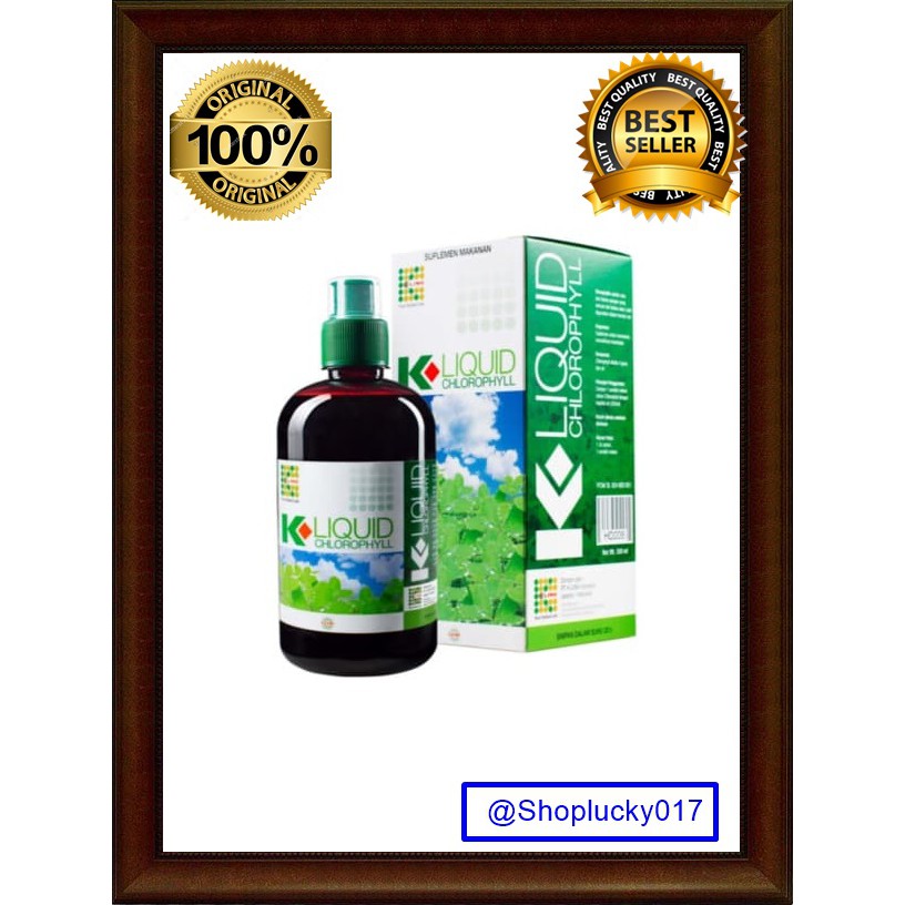 Obat Herbal Kolestrol K Link Liquid K Link Chlorophyll Original Shopee Indonesia