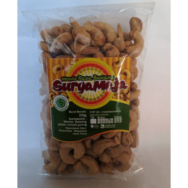 

Mente goreng original rasa bawang 250 gr SURYAMAJA